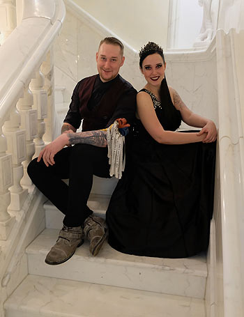 Faschingsclub Laim statt Prinzenpaar 2022/2023 Lady Anna I. und Lord Jeremy I. (©Foto: Faschingsclub Laim)